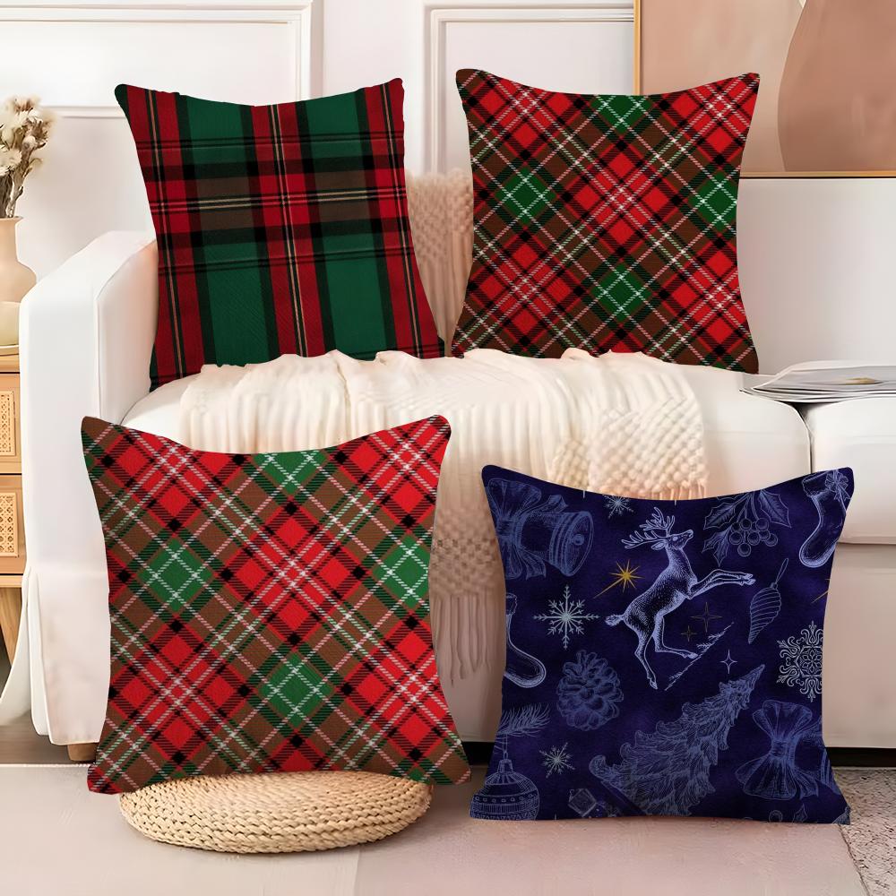 Classic Home Decor Elegant Prints Pillow Case Linen Pillow Case Sofa Home Decor Cushion Cover Cushion Cove