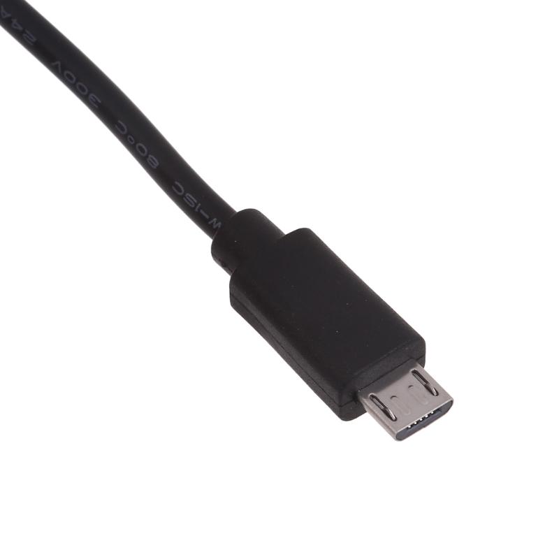 Convenient USB to Micro USB Charge Cable with Power Control Button for Tablet Office Desk Light Cooling Fan Bedside Lamp
