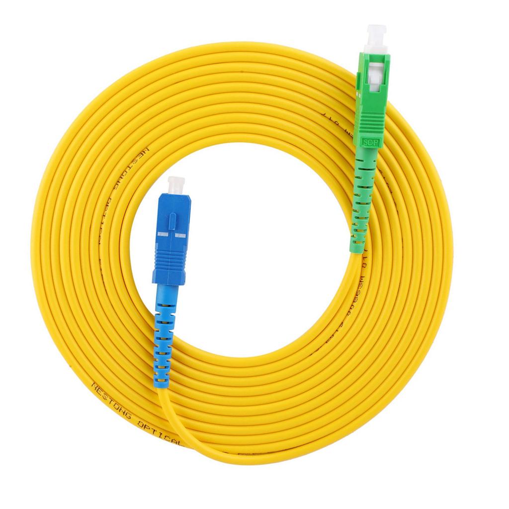 Fiber Jumper 20m Optical Fiber Patch Cord Single Mode Cable Sc APCSc UPC