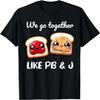 Camisetas Combinando Divertidas para Melhores Amigos de Pasta de Amendoim com Geleia