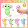 Interactive Kids Toy Axolotl Sensory Toy Set Multicolor 10x15cm 4PCS