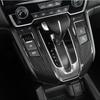 For Honda CRV CR-V 2017- Carbon Fiber Console Gear Shift Panel Cover Trim