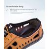 Summer Hollow Men's Leather Shoes Breathable Fashion Fashion Casual Business Sandals Lightweight Men's Comfortable Shoes