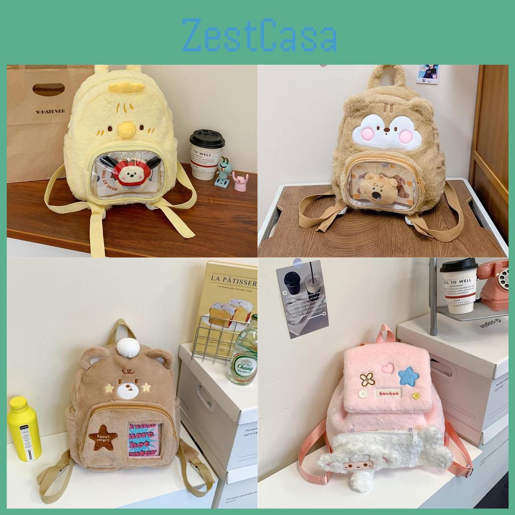 Dale Bear Chip Duck Cute Cartoon Plush Backpack Kids Girl Travel School Bag