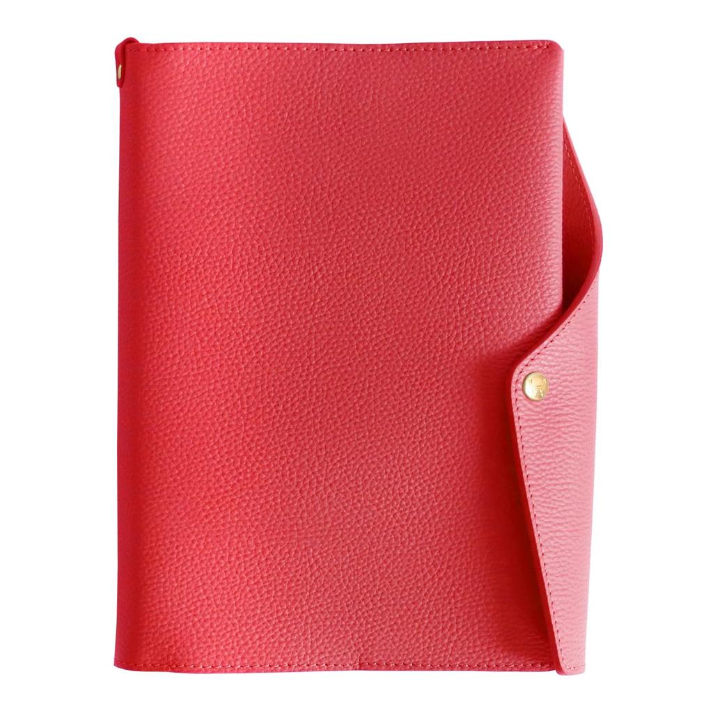 Vibrant A5 Planner Cover Made In Genuine Pen Pouch [HUKURO] (Booklet Type), Japan, Leather, Antibacterial, Holder, Leather, Men's, Women's, Business,