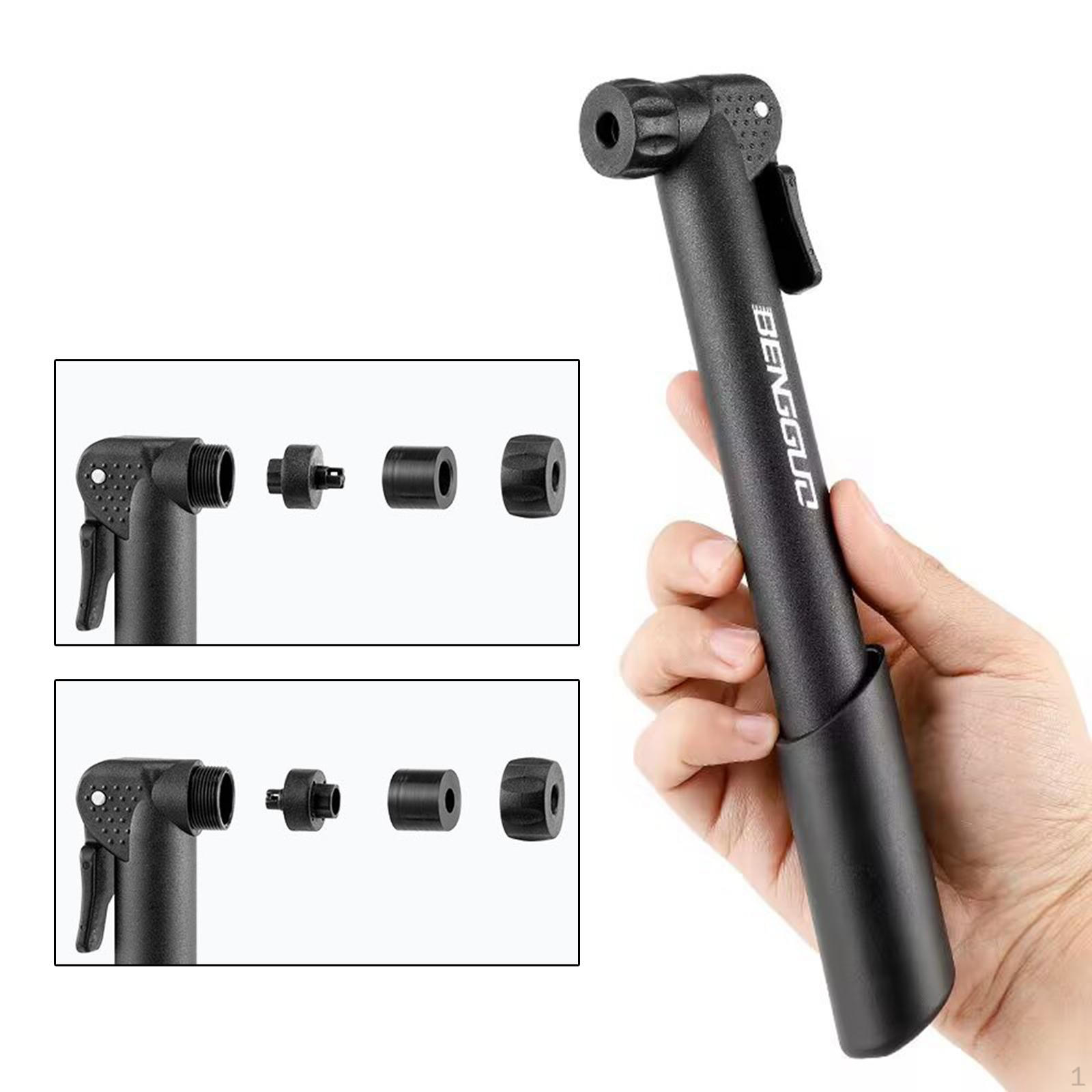 Велосипедный насос, Компактный, Прочный инструмент для ремонта велосипеда, Ручной портативный насос 80PSI для No Bracket