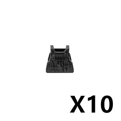 Military Soldiers Fighter Tactical Vest Accessories Building Block Rebound Clothes Armor Bricks Gift Toys For Children J083