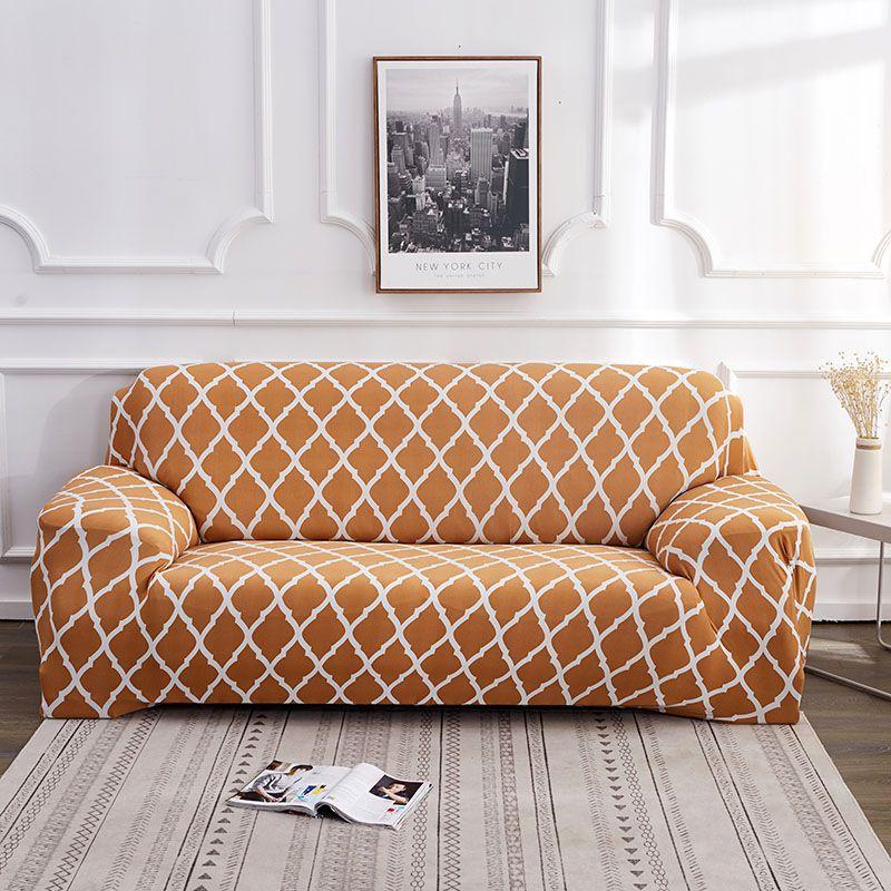 Soft And Durable Stretch Sofa Slipcover In Solid Colors For Stylish Living Rooms