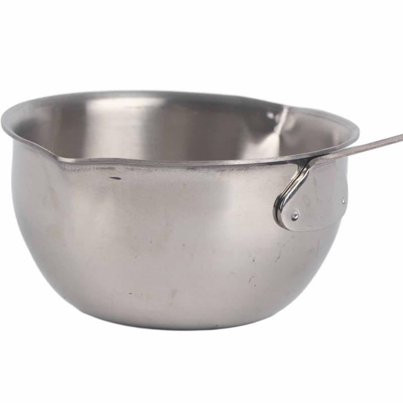 Butter Warmer Pot All In One Flat Induction Bottom Stainless Steel Mini Butter Hot Pot Milk Pot Small Saucepan 300ML
