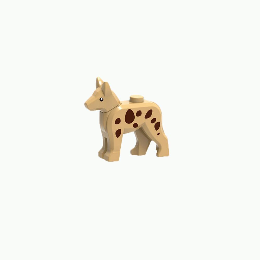Bricks DIY Dog Wild Zoo Marine Animal Farm Animal Dinosaur World Building Blocks Building Blocks Assemble Cat Shark Penguin