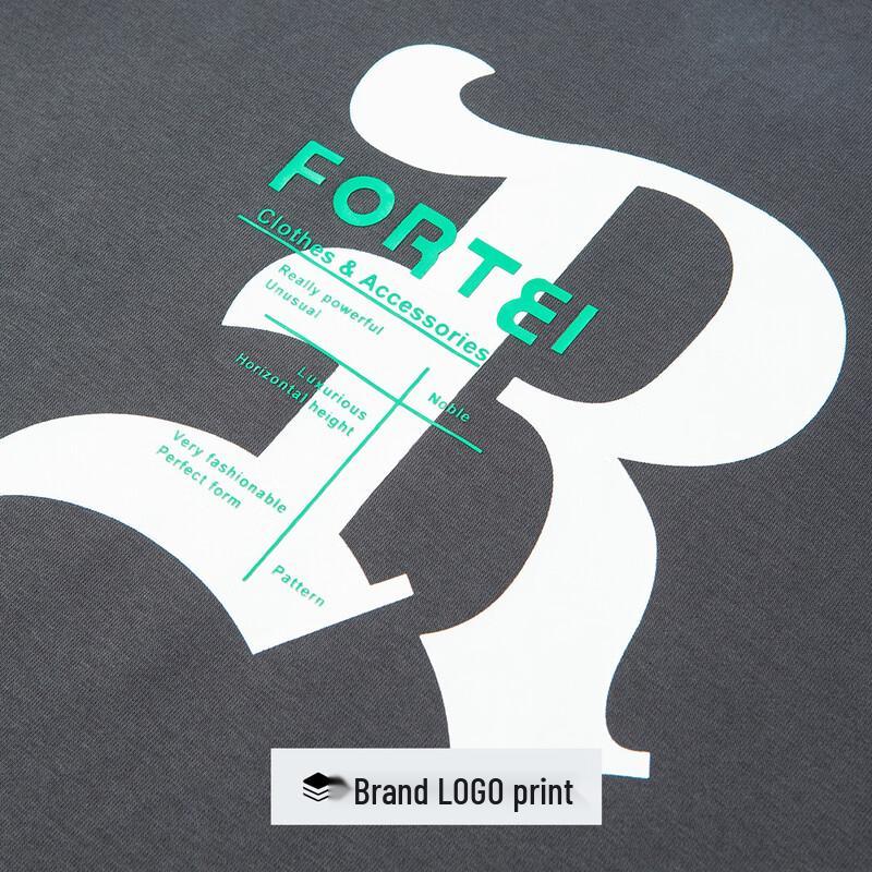 FORTEI Men's Silk & Cotton Blend Round Neck Sweatshirt