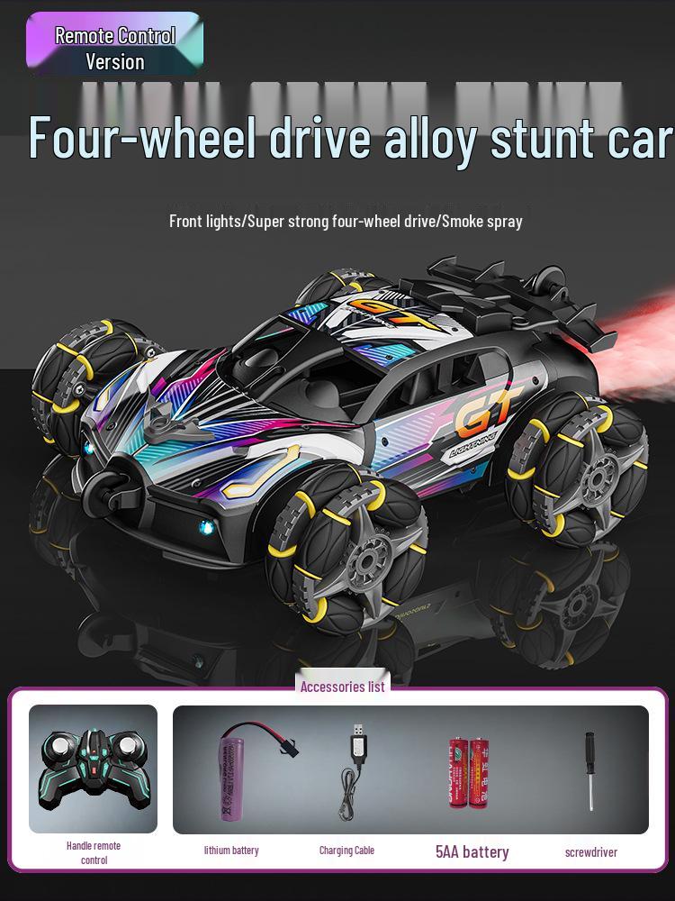 

Alloy Kids Gesture Control Off-Road Stunt Car: 4WD Drift & Climb Racing Toy