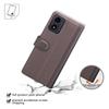 For Motorola Moto E14 4G/G04 4G/G04s 4G/G24 4G Case Genuine Split Leather Phone Cover with Wallet Stand
