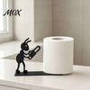 Matte Black Paper Roll Stand Funny Ant Toilet Holder, 3D Printed Novelty Free Standing Versatile Desktop Organizer Decorative Bathroom Tissue