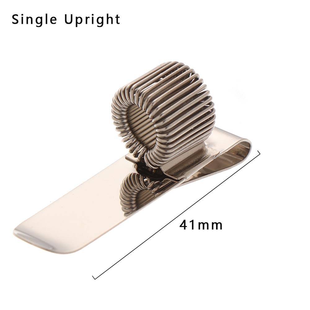 

Spring Pen Clip Metal Pencil Holder Single Hole Double Opening Triple Orifice Elastic Loop Portable Writing Supplies Stationery