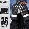 With Zippered Pocket Ski Gloves Full Finger Winter Warm Gloves Motorcycle Gloves  Outdoor Sports