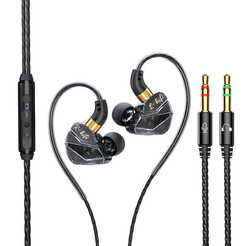 2-in-1 Wired Gaming Headset: Desktop & Laptop In-Ear with Mic
