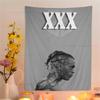 Hip Hop ZXXXTentacion Anime Tapestry Cheap Hippie Wall Hanging Bohemian Wall Tapestries Mandala Home Decor