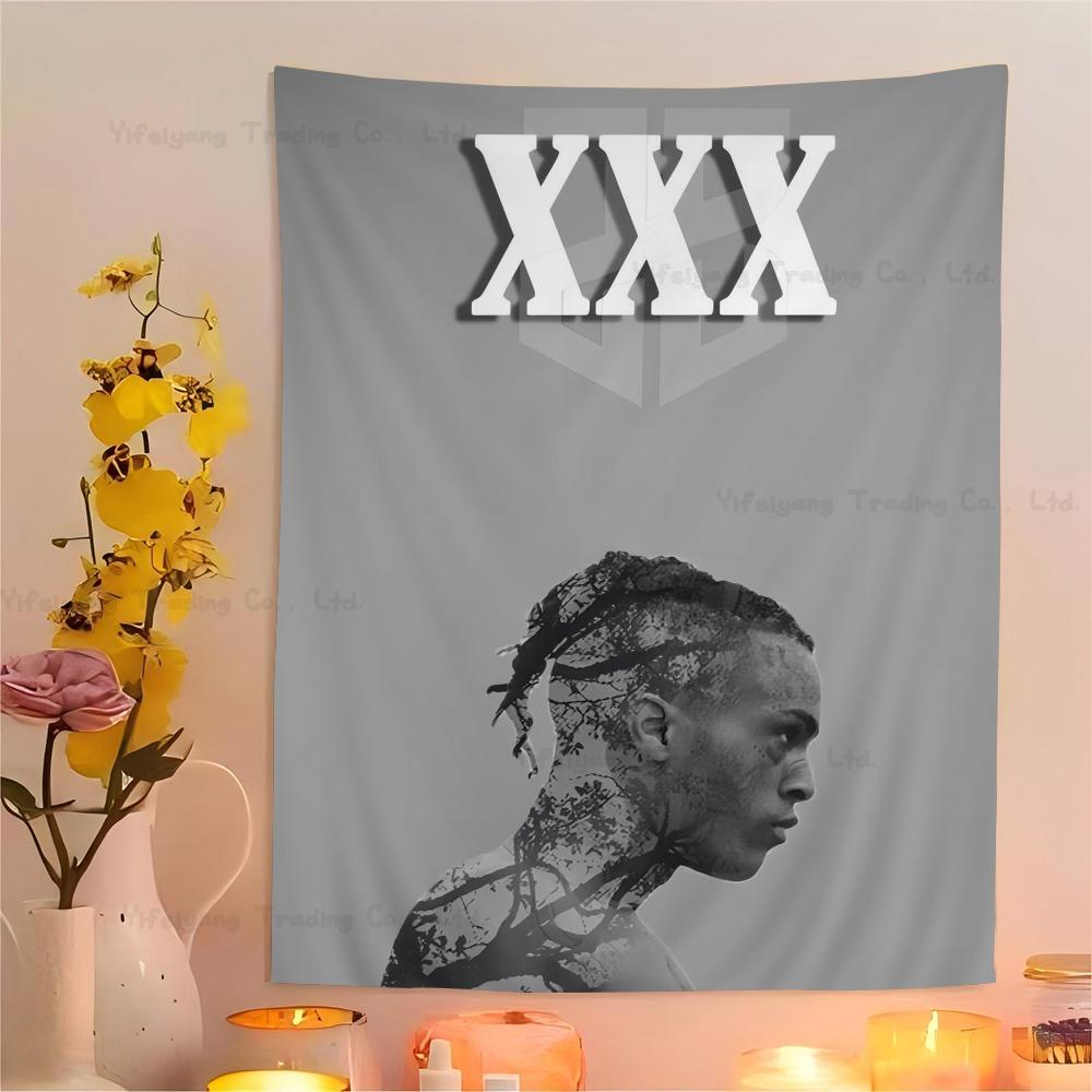 Hip Hop ZXXXTentacion Anime Tapestry Cheap Hippie Wall Hanging Bohemian Wall Tapestries Mandala Home Decor