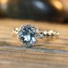 Unique Creative Topaz Rings for Women Fashion Jewelry