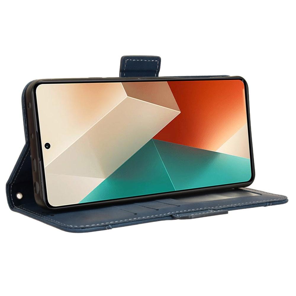 Flip Case for Xiaomi Redmi Note 13 5G, Card Slot, Blue