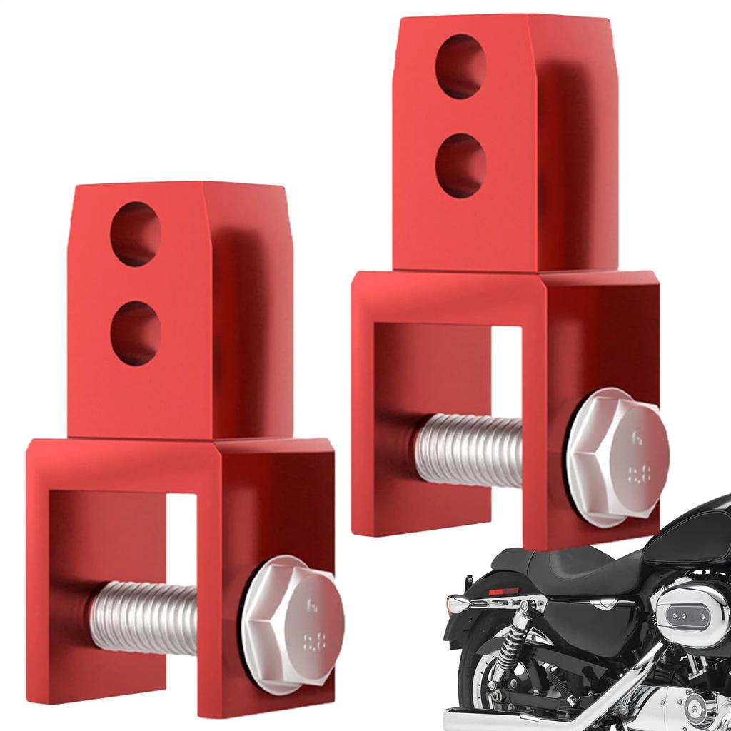 Yoryu Shock Absorber Extender, Rear Shock Extension To 2 Height Extension Absorber Riser Adapters,