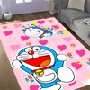 Doraemon Heart Adventure Themed Anti-Slip Rugs - Polyester Home Decor, Suitable for Bedrooms, Living Rooms, Doorways, Studios, and Decorations