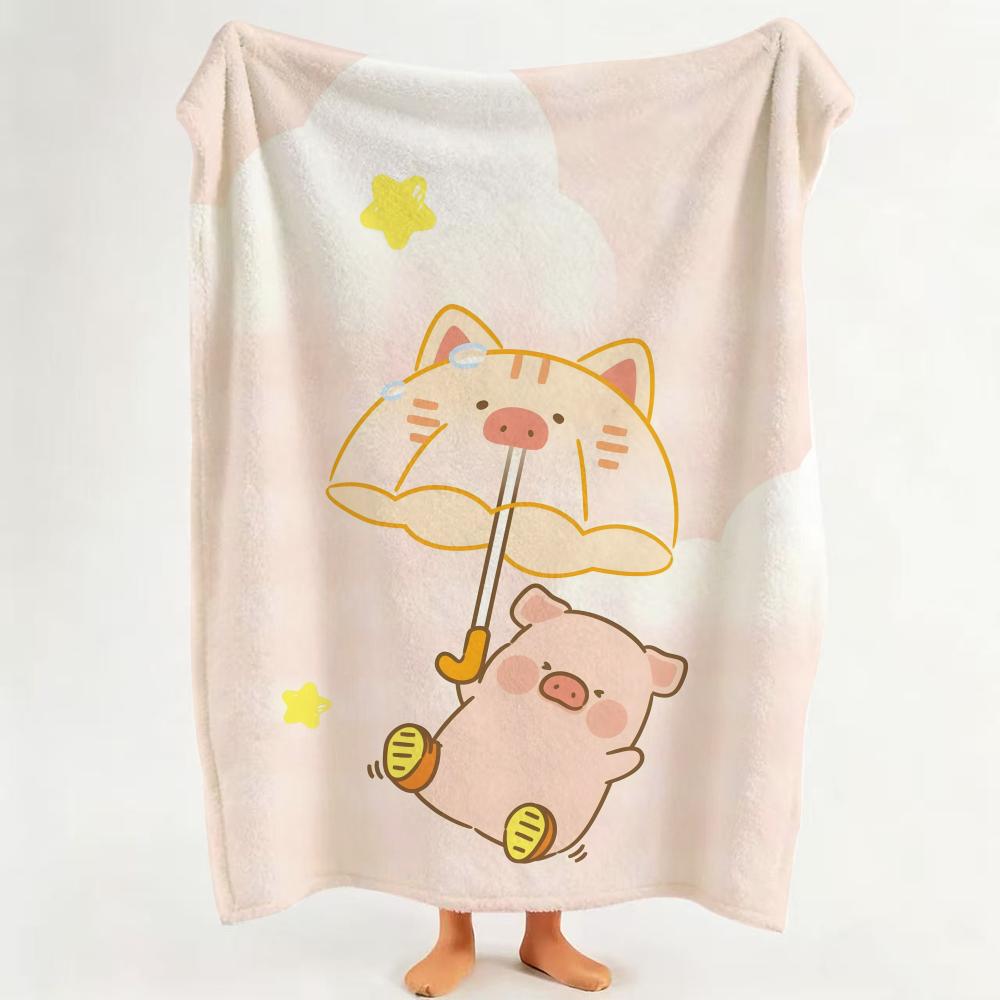 

ip L LuLu Throw Flannel Throw Blanket Suitable for Sofa Living Room Bedroom 75cmx90cm
