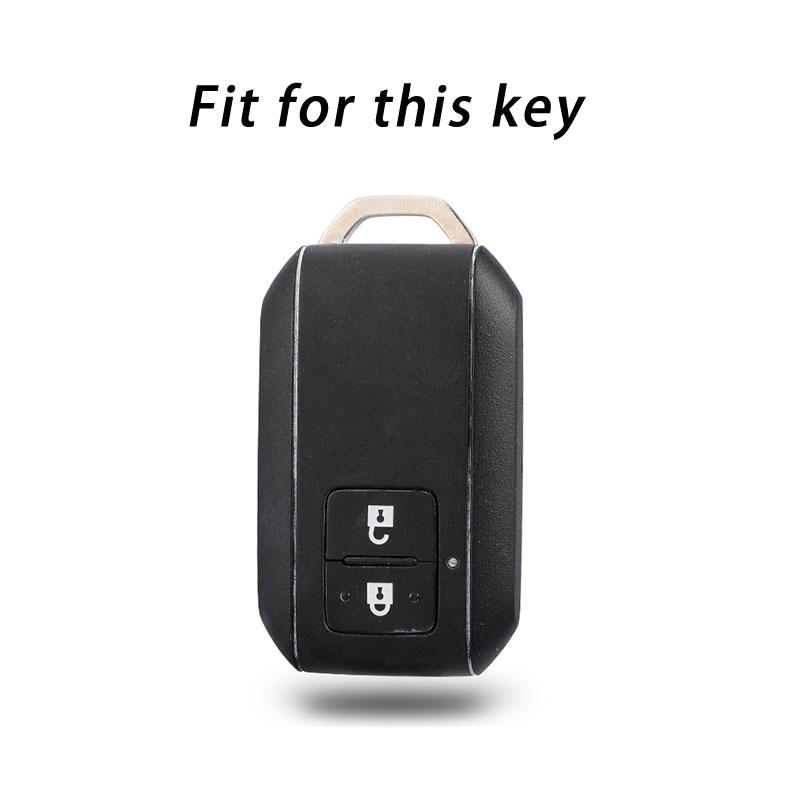 Car Remote Key Cover Case for Suzuki Swift Wagon Jimny Sierra Spacia Ertiga TPU 2 Button Key Fob Shell Protector Accessories