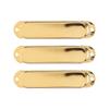 3Pcs Electric Guitar Single Coil Pickup Cover Copper Instrument Accessory Set Kit