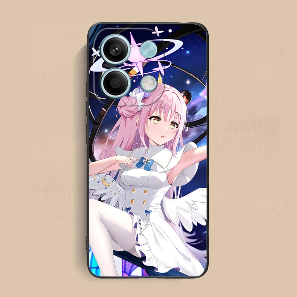Blue Archive Misono Mika Phone Case for Xiaomi Redmi Note 14 13 12 11 S Pro Plus 4G 5G Colorful Printing Cover Smartphone Luxury