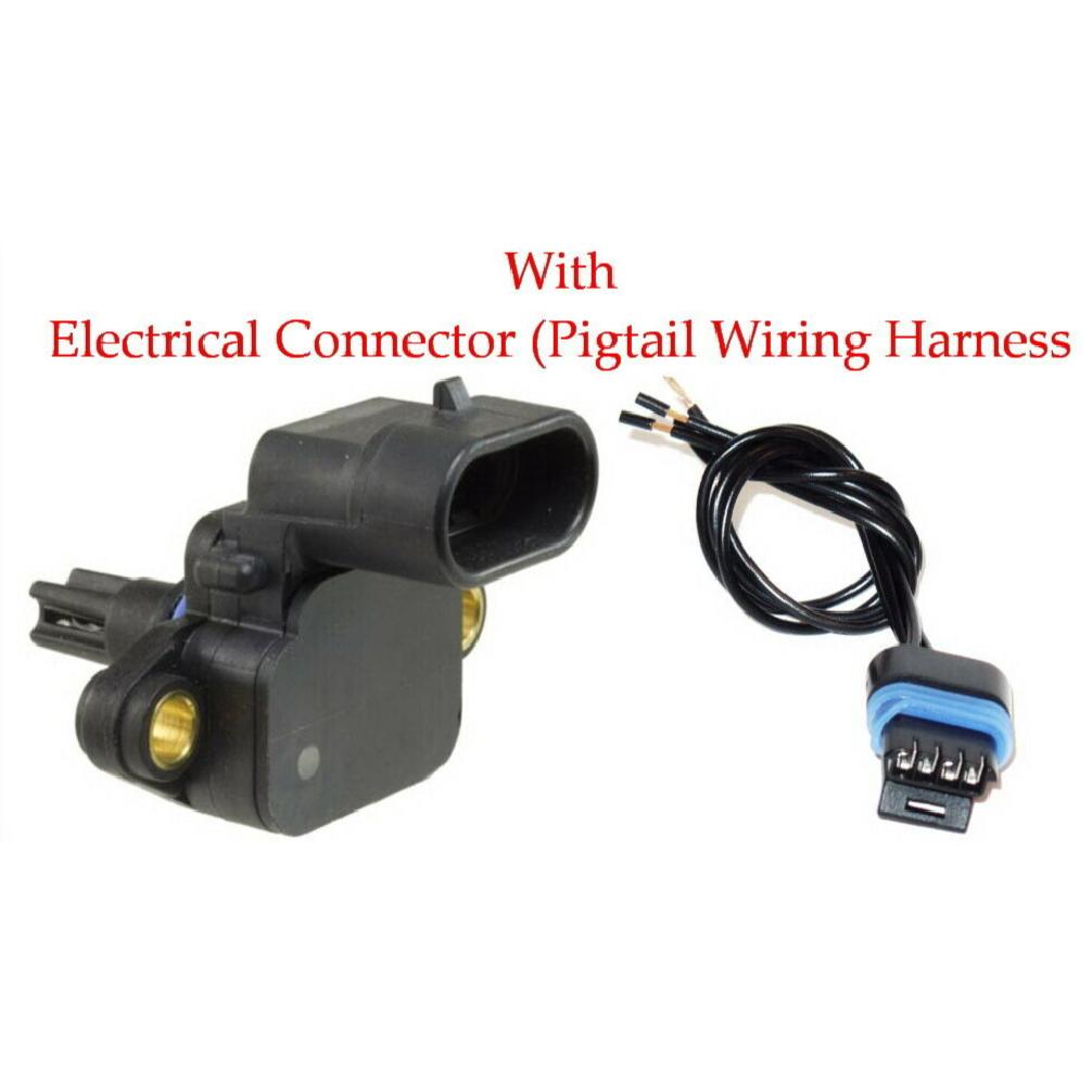 Manifold Pressure MAP Turbocharger Boost Sensor W/Connector Fits:RAM2500 RAM3500