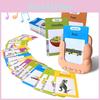 Educational Flash Cards Learning Machine Rechargeable Interactive Card Reader For Kids