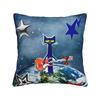 Pete The Cat Cartoon Pillowcase Polyester Cushion Cover Gift  Throw Pillow Case Cover Home Dropshipping 18'