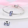 Charms Plata  Blue Butterfly Beads Fit Original  Bracelets Charms For Women Jewelry Diy Making Gifts