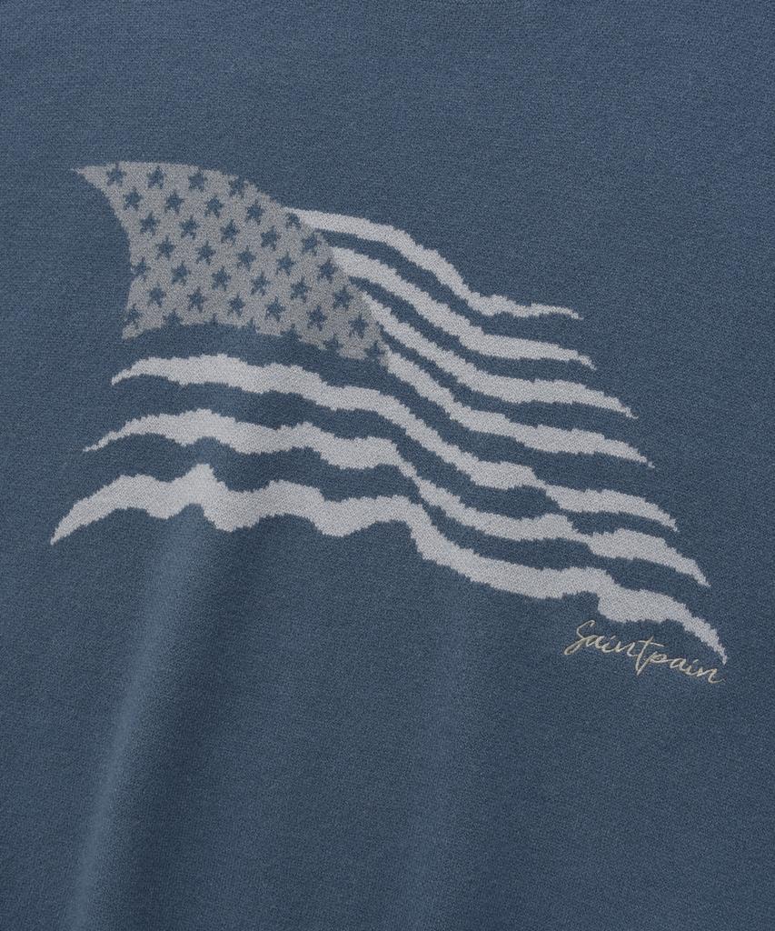 SAINTPAIN Sp Jacquard American Knit Sweater - Blue