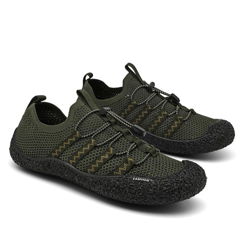 

Летняя нескользящая пара уличной многофункциональной обуви для пеших походов, альпинизма, повседневной носки, для ходьбы по воде, для трекинга по реке 46 зелёный