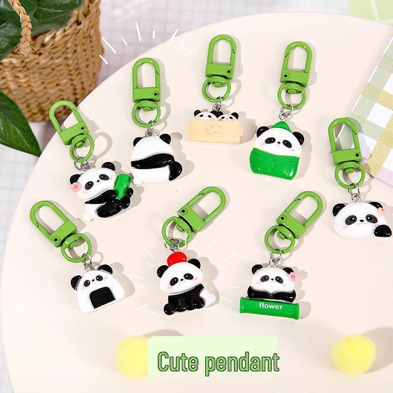 Panda-Themed Keychains & Ornaments: Graduation & Gift Ideas for Backpacks and Schoolbags.