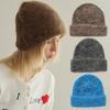 Cold-proof Fluffy Knitted Hat Thicken Plush Bonnet Fashion Keep Warm Caps  Women Accessories