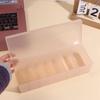 Clear Data Cable Storage Box with Cover Charging Line Storage Container  Stationery