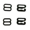 Clover Shoulder Strap Adjustment Parts Set 10mm Width 2 Pieces Black 26-009
