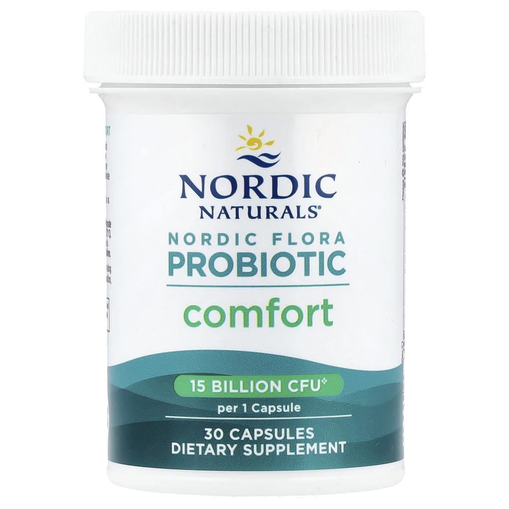 Nordic Flora Probiotic, Comfort, 15 Billion Cfu, 30 Capsules
