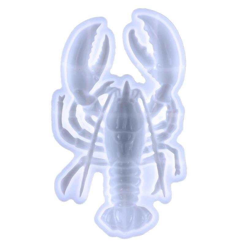 Lobster Resin Molds Silicone,Animal Epoxy Resin Mold Lobster Silicone Mold for Epoxy Resin,Wall Desktop,Cabinets Decor чистый