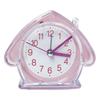 Candy Color Easy To Carry House Alarm Clock With Light Cute Desktop Mute Clock House Shape Student Alarm Clock