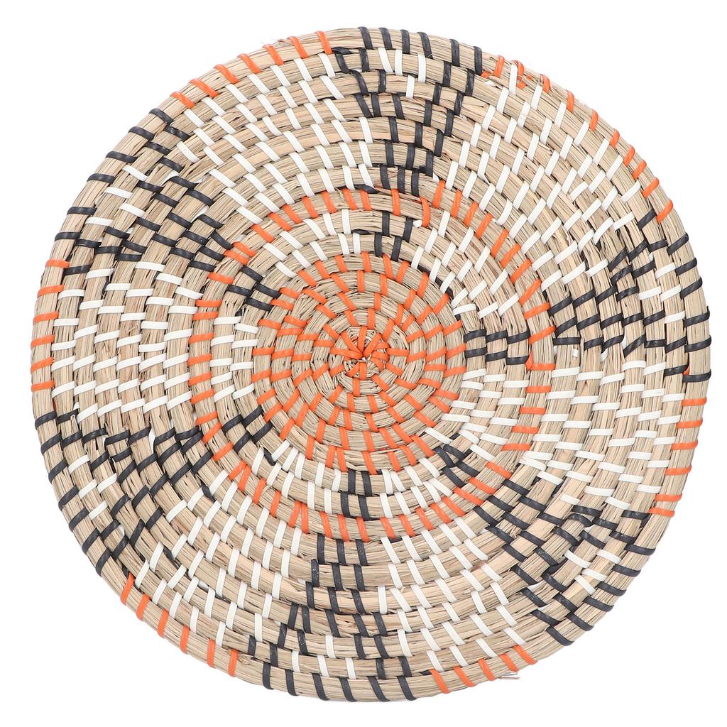 Isolieruntersetzer Nordische Strohgeflecht-Platzsets Hitzebeständige Untersetzer Homestay Wanddekorationen