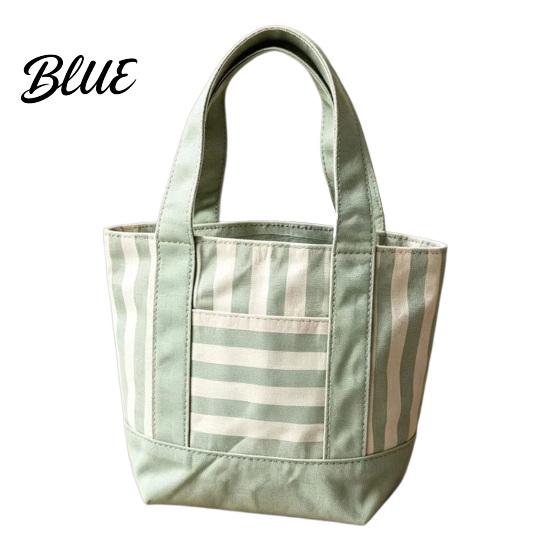 Sac fourre-tout élégant en toile rayée Réutilisable pour les courses Grande capacité Poche avant Sac à bandoulière pour le shopping Pique-nique Trajets Quotidien