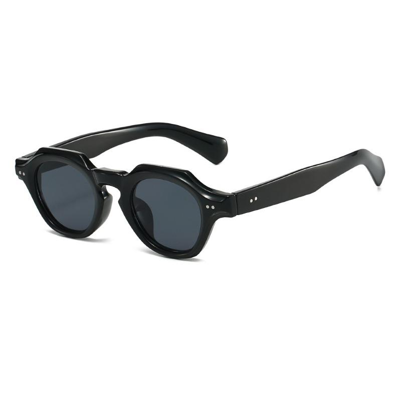 New Fashion Oval Sunglasses Vintage Polygonal Frame UV400 Protection Retro Designer Driving Shades