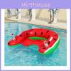 Regnbågsformad uppblåsbar liggstol för avkoppling på vattnet 145*100cm Miljövänligt PVC-material