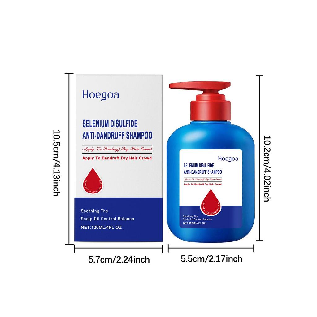 Selenium Sulfide Shampoo: Gentle Scalp Cleansing, Nourishing, and Volumizing for Refreshing Hair