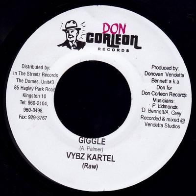 7inch Record VYBZ KARTEL - Giggle NONE Don Corleon Rec 2003 Jamaica Reggae, Ska & Dub Used
